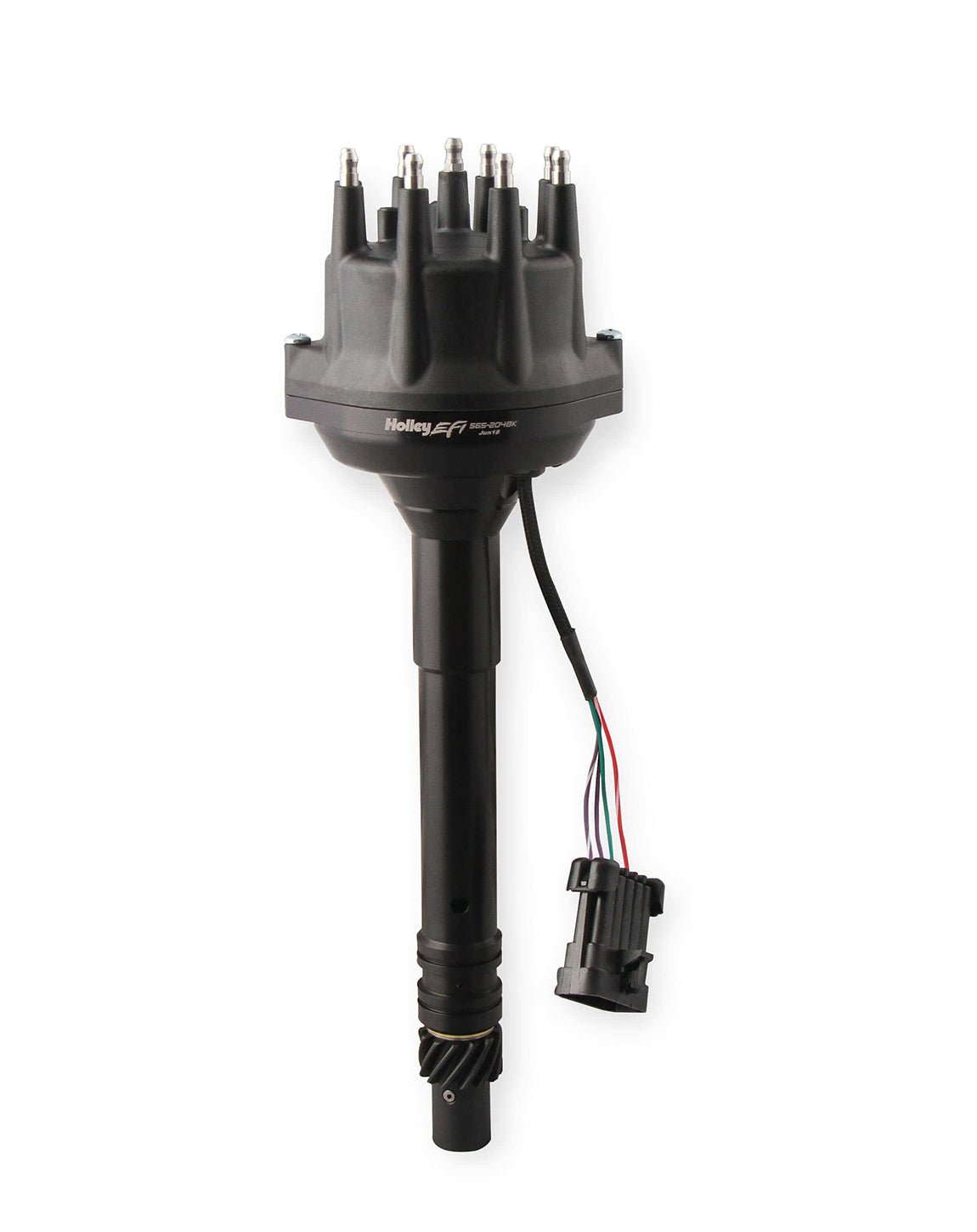 Dual Sync Distributor EFI - Chevy V8 - Black - Holley EFI | Evolution Auto Retroworks