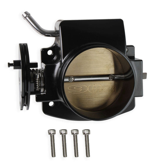 Sniper EFI 90mm Throttle Body - Black - Holley | Evolution Auto Retroworks