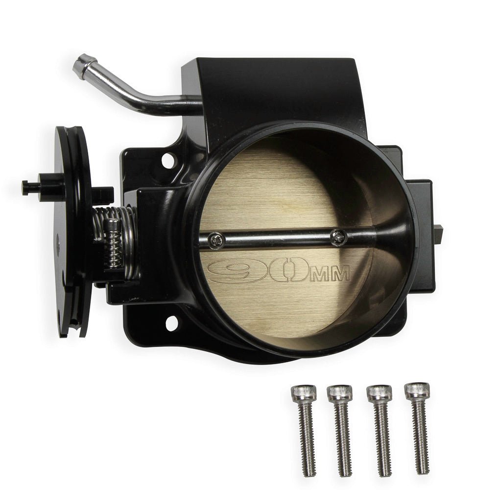 Sniper EFI 90mm Throttle Body Ford 5.0L 4V Cable - Holley | Evolution Auto Retroworks