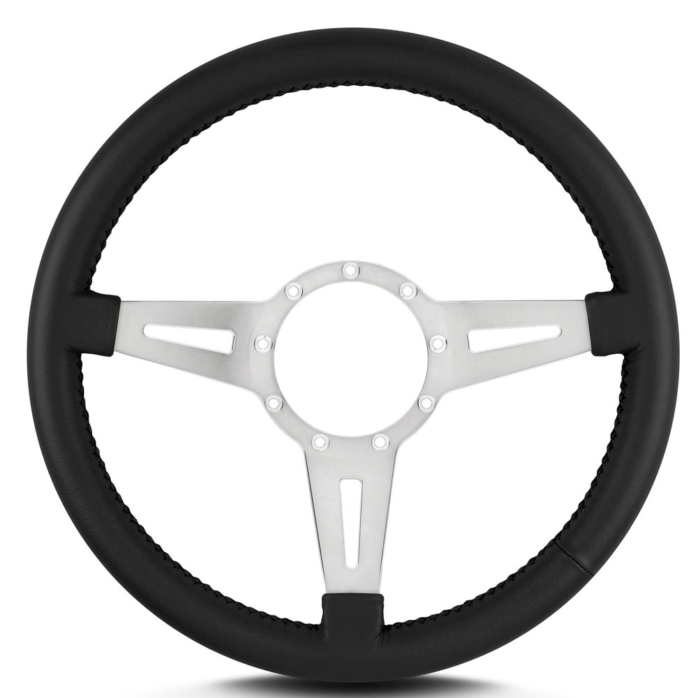 Steering Wheel Mark 4 El egante Pol. w/Blk Wrap - Lecarra | Evolution Auto Retroworks