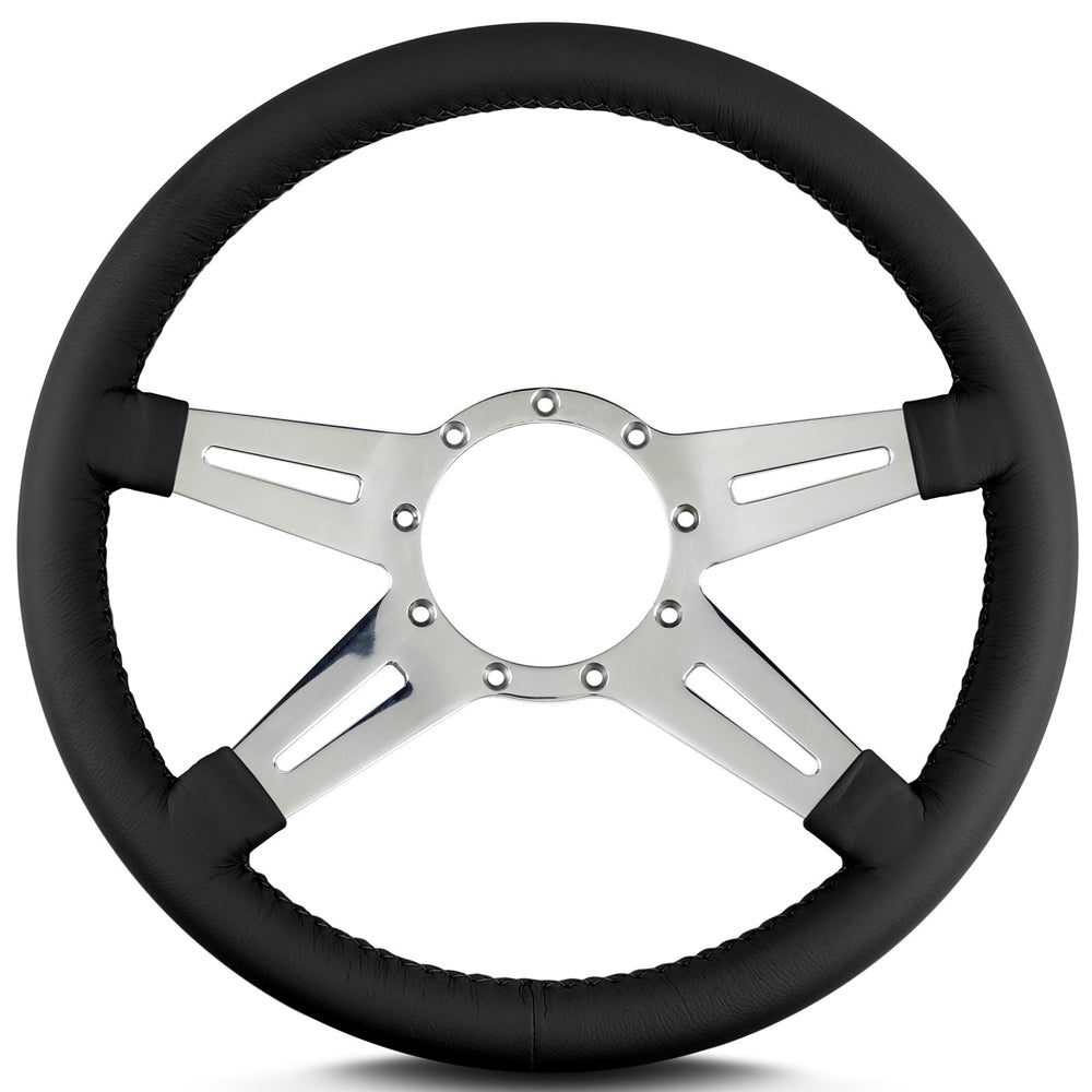Steering Wheel Mark 9 El egante Pol. w/Black Wrap - Lecarra | Evolution Auto Retroworks