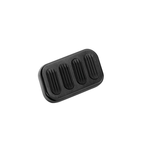 Blk Billet Aluminum Brake Pad w/Rubber - Lokar | Evolution Auto Retroworks