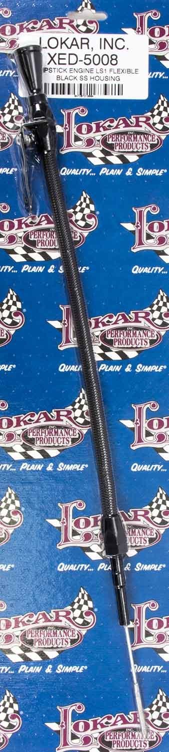 Flexible Engine Dipstick Black GM LS1 - Lokar | Evolution Auto Retroworks