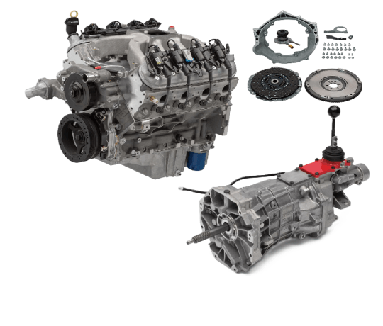 LS376/515 Manual Connect & Cruise Crate Powertrain System - Chevrolet Performance | Evolution Auto Retroworks