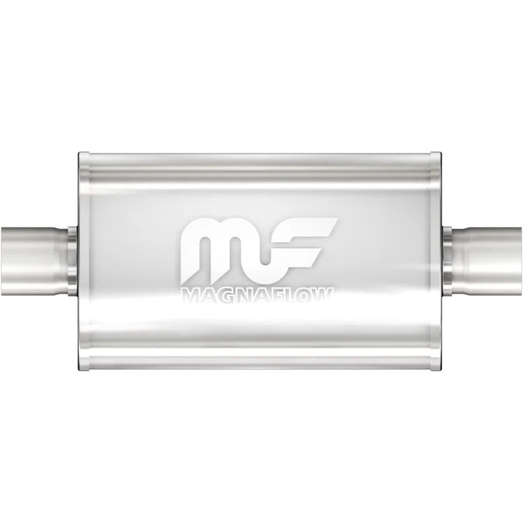 Stainless Race Muffler 4in In/Out - MagnaFlow Exhaust Products | Evolution Auto Retroworks