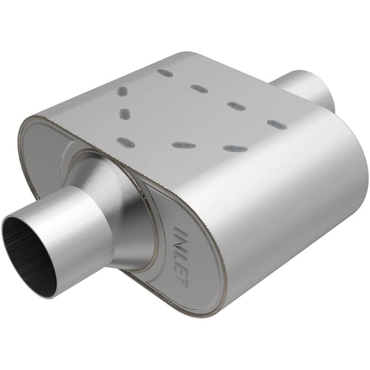 Rumble Stainless Muffler 3in Center/Center - MagnaFlow Exhaust Products | Evolution Auto Retroworks