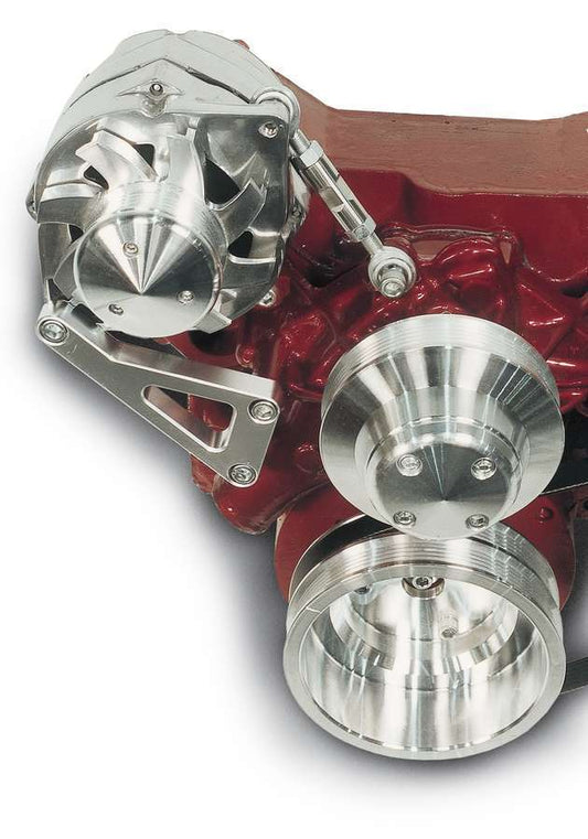 LWP Deluxe Alt. Bracket - March Performance | Evolution Auto Retroworks