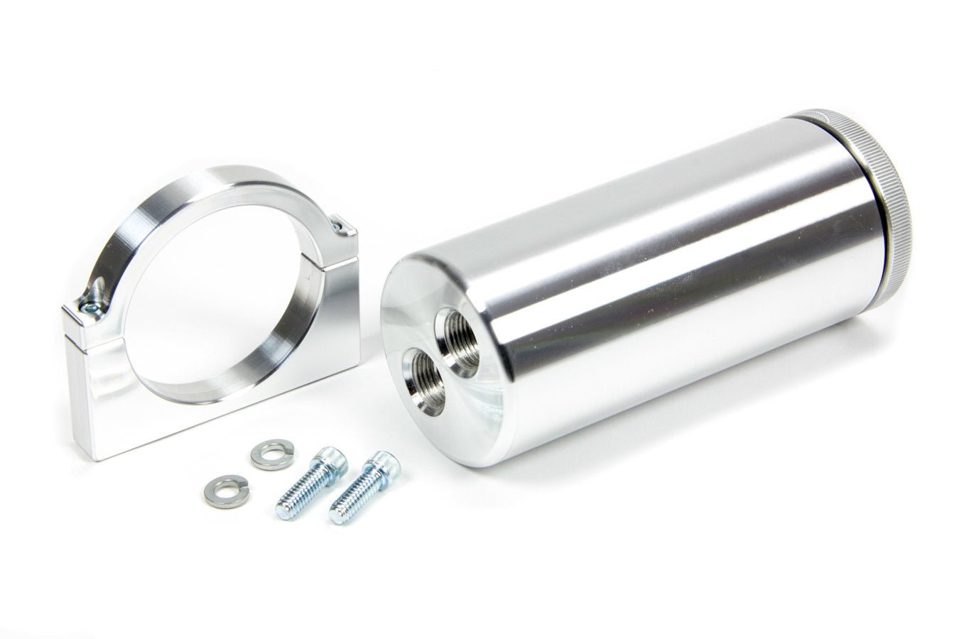 Billet Remote Reservoir w/Mounting Bracket - March Performance | Evolution Auto Retroworks