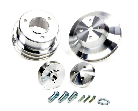 Bb Chevy 3 Pc Pulley Set - March Performance | Evolution Auto Retroworks