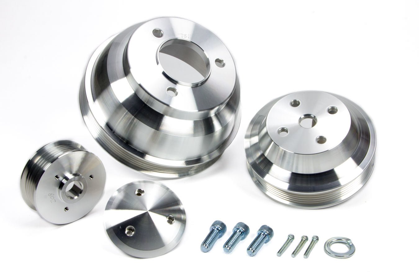 BBC Long w/p Serpentine Conversion Pulley Kit - March Performance | Evolution Auto Retroworks
