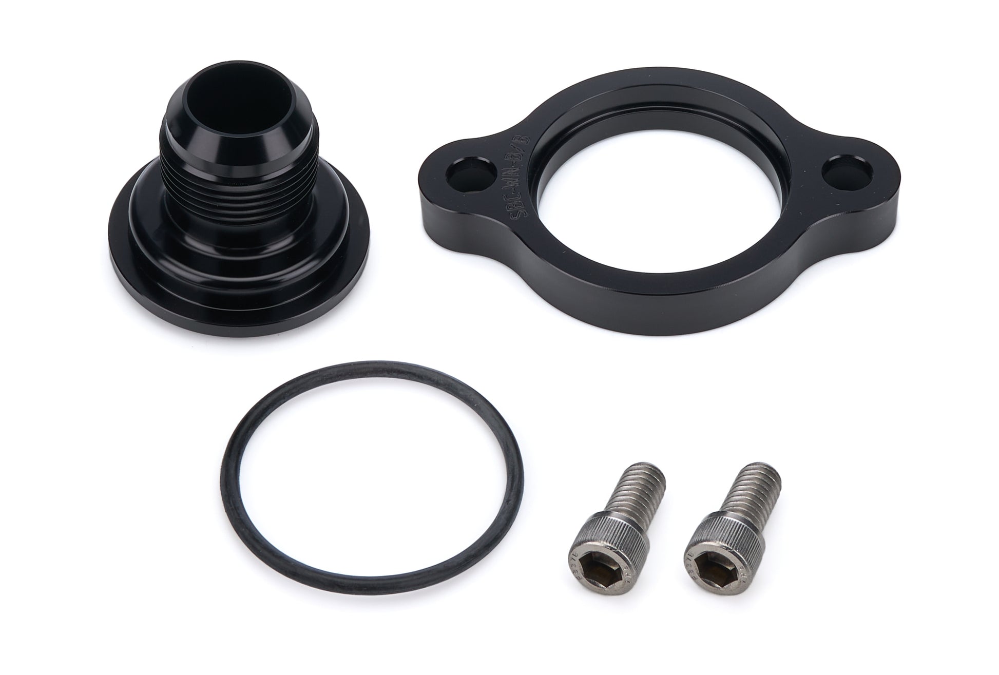 Thermostat Housing SBC - 16AN Straight - March Performance | Evolution Auto Retroworks