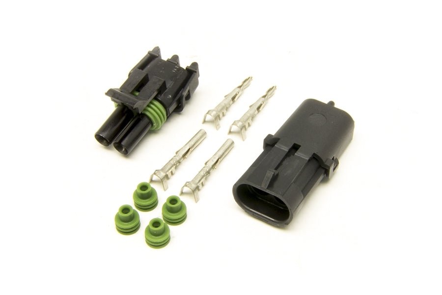 2 Circuit Male & Female Weatherpack Kit (1 ea.) - Painless Wiring | Evolution Auto Retroworks