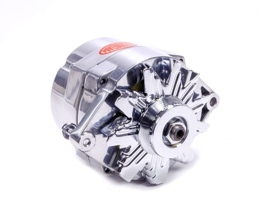 Polished 100 amp Delco Alternator - Power Master | Evolution Auto Retroworks