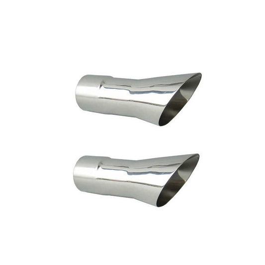 68 - 72 2.5in Olds 442 Trumpet Exhaust Tips - Pypes Performance exhaust | Evolution Auto Retroworks