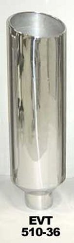 Exhaust Stack 5in x 10in 36in L Polished - Pypes Performance exhaust | Evolution Auto Retroworks