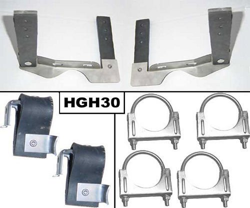 2.5in GTO Stainless Hang er Kit - Pypes Performance exhaust | Evolution Auto Retroworks