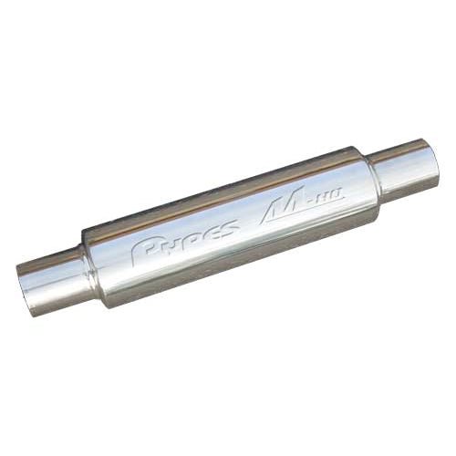Race Muffler 2.5in Round Case Each - Pypes Performance exhaust | Evolution Auto Retroworks