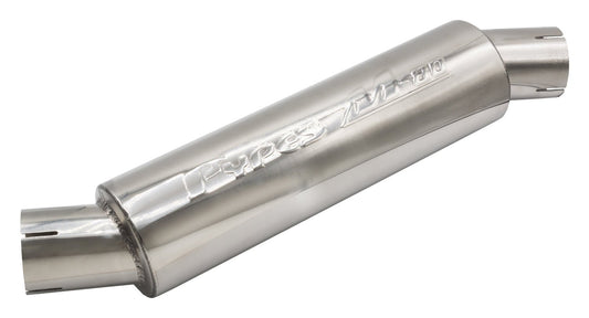 M - 80 Muffler 2.5in Round Offset/Offset - Pypes Performance exhaust | Evolution Auto Retroworks