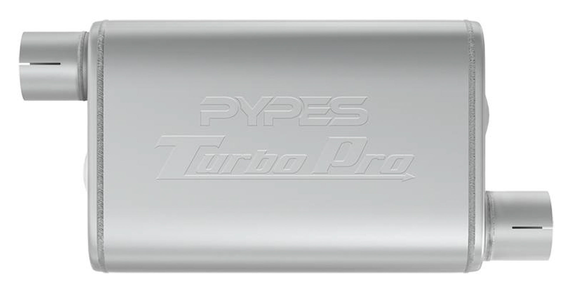Turbo Pro Muffler 2.5in Offset In/Out - Pypes Performance exhaust | Evolution Auto Retroworks