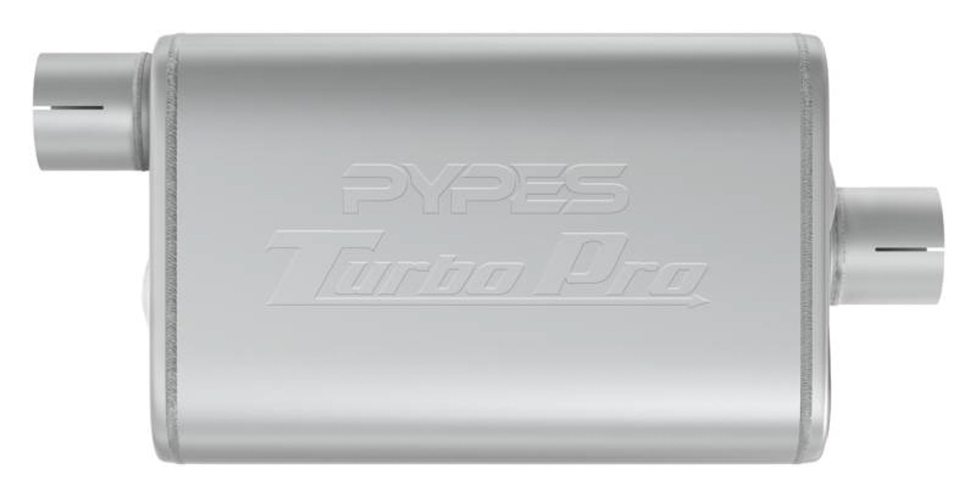 Turbo Pro Muffler 2.5in Offset In/Center Outlet - Pypes Performance exhaust | Evolution Auto Retroworks