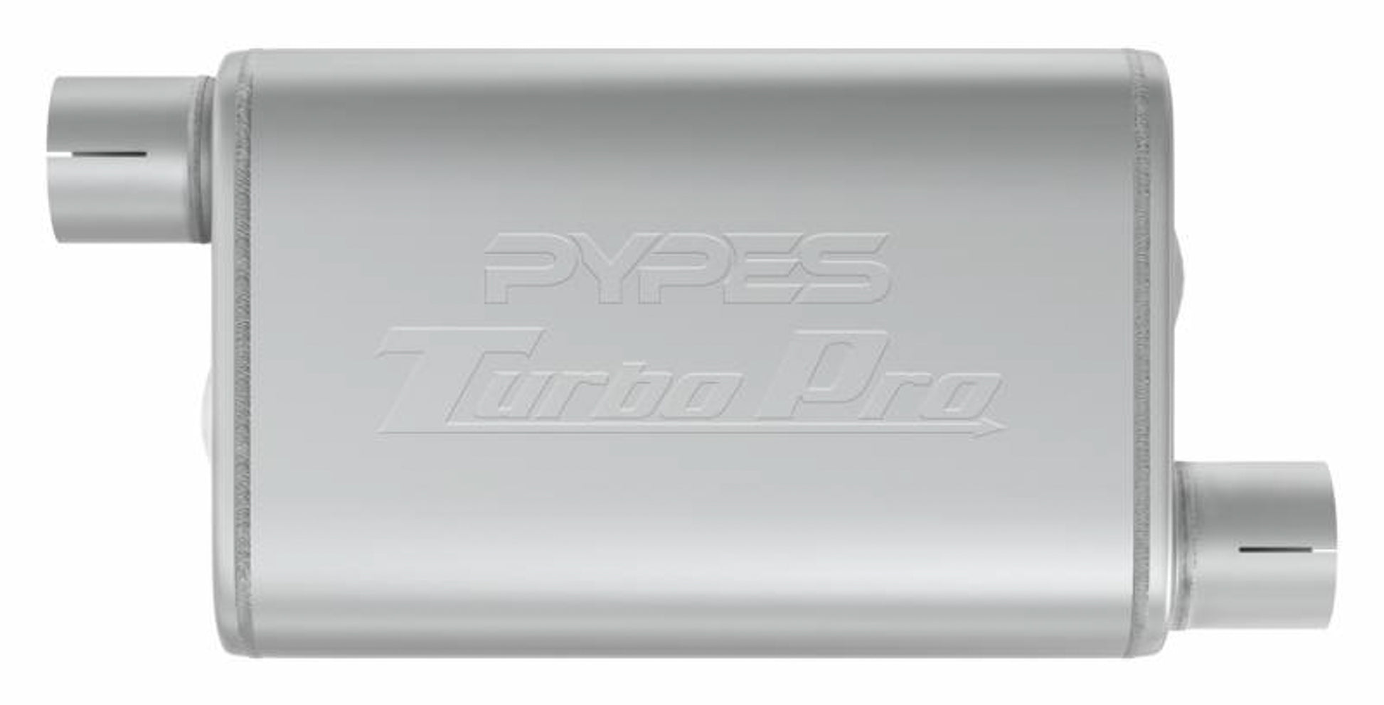 Turbo Pro Muffler 3.0in Offset In/Out - Pypes Performance exhaust | Evolution Auto Retroworks