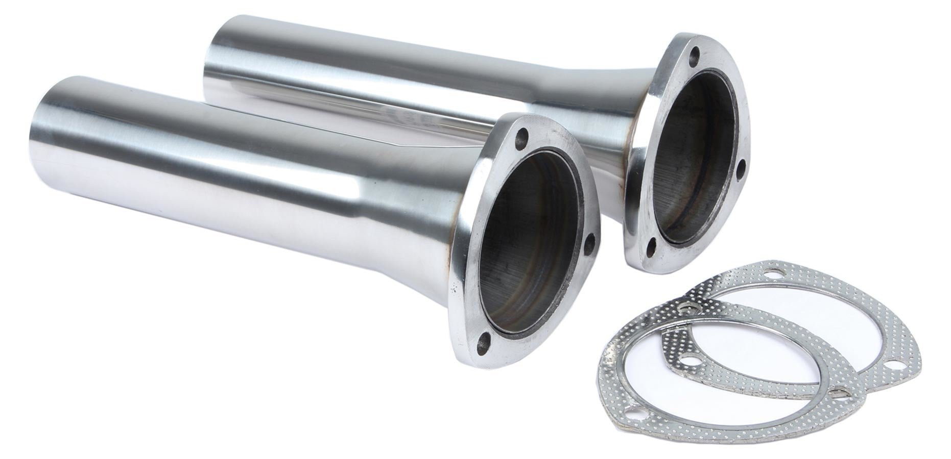 Collector Reducers Pair 3.5in to 2.5in Stainless - Pypes Performance exhaust | Evolution Auto Retroworks