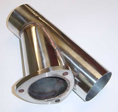Y Cutout 3in 304 stainless - Pypes Performance exhaust | Evolution Auto Retroworks