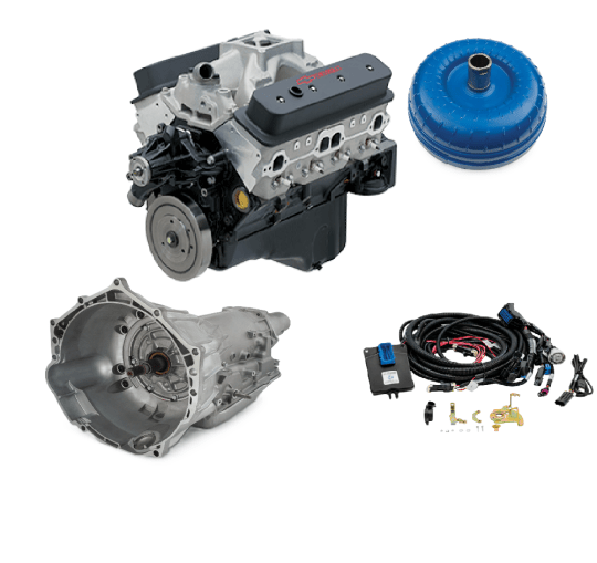 SP383 Deluxe Connect & Cruise Crate Powertrain System W/ 4L70 - E - Chevrolet Performance | Evolution Auto Retroworks