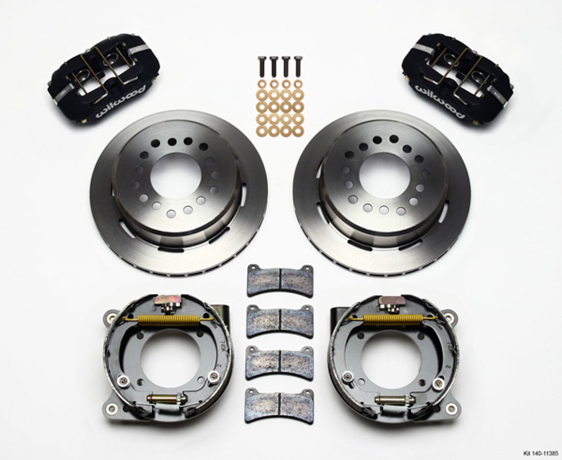 67 - 72 GM C10 P/U Rear Brake Kit Black Caliper - Wilwood Brakes | Evolution Auto Retroworks