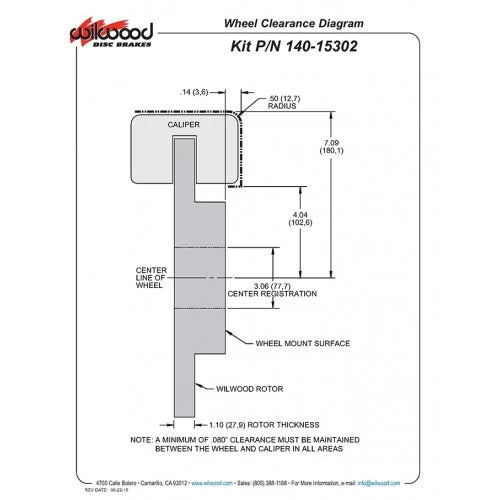 Wilwood Front Superlite 4R Brake System for 1963-87 C10 w/ Wilwood Hub Spindle