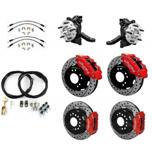 Wilwood Complete 4 Piston Superlite/Dynalite Brake System for 1963-72 C10