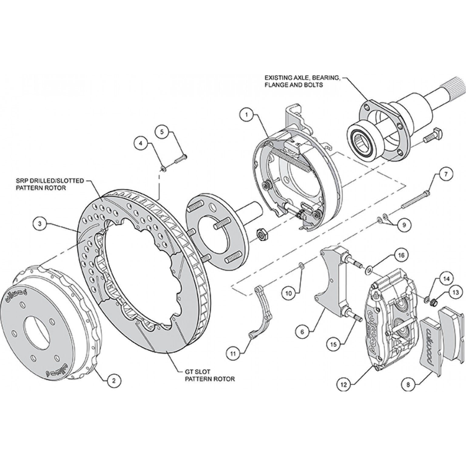 Wilwood Complete 6 Piston Superlite Brake System for 1963-72 C10